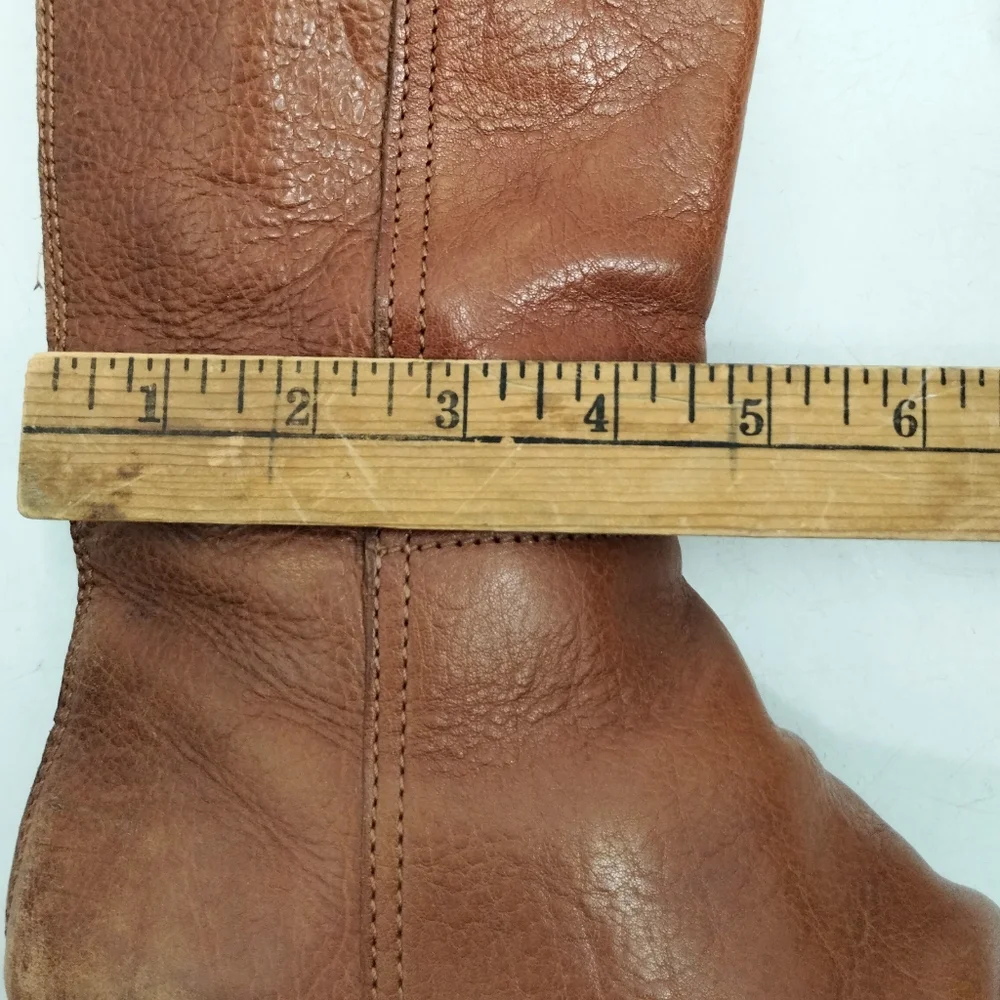 Madewell Sidney Tall Riding Boots‎ Brown Leather